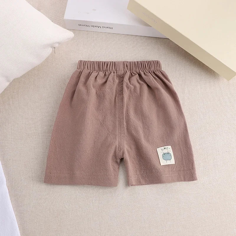 Kids Cotton-Linen Korean Style Shorts Summer - photo 6