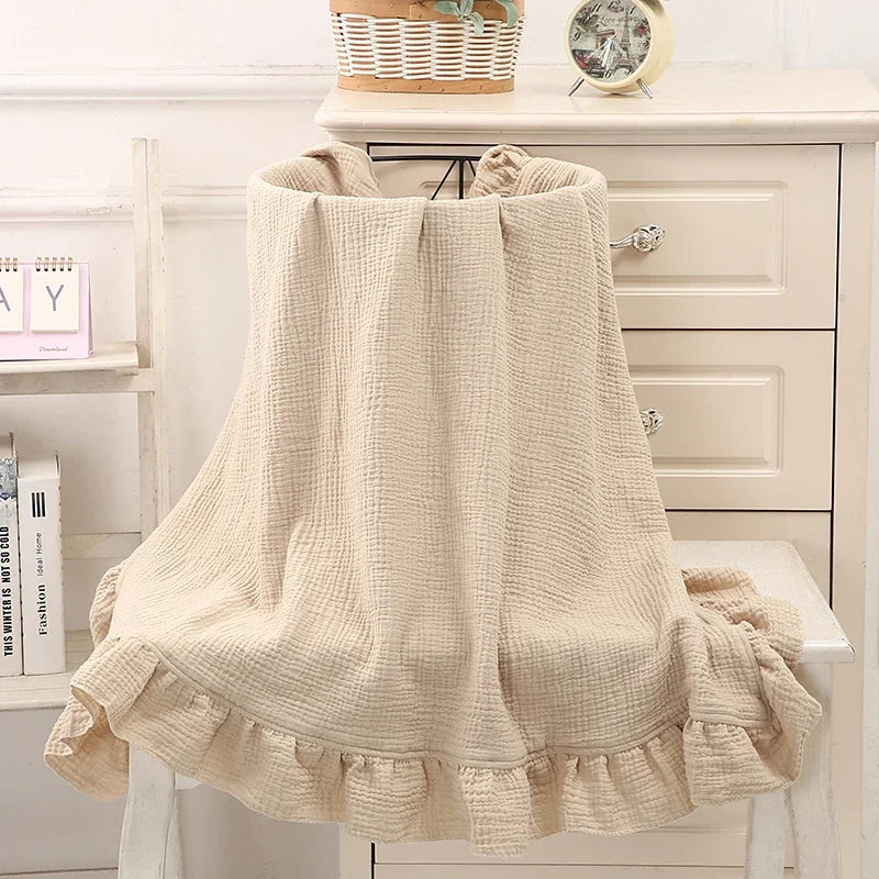 Organic Cotton Muslin Swaddle Blanket - Kindle Kids ABC - view 9