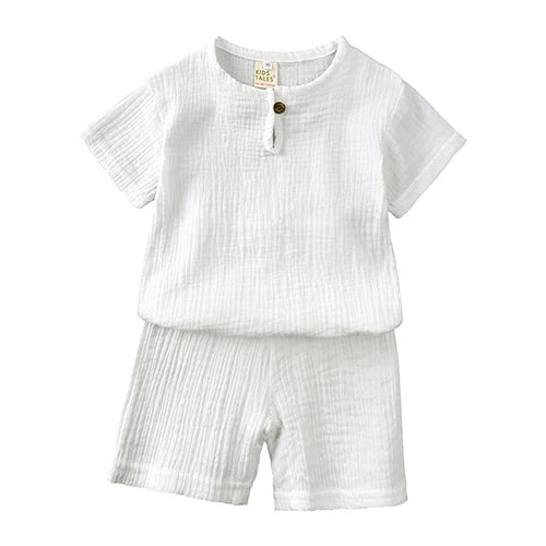 Linen Cotton 2-Piece Set - Kindle Kids ABC - view 5