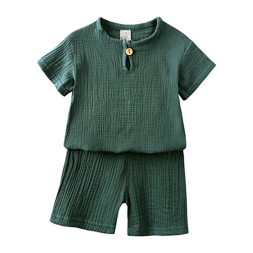 Linen Cotton 2-Piece Set - Kindle Kids ABC - view 4