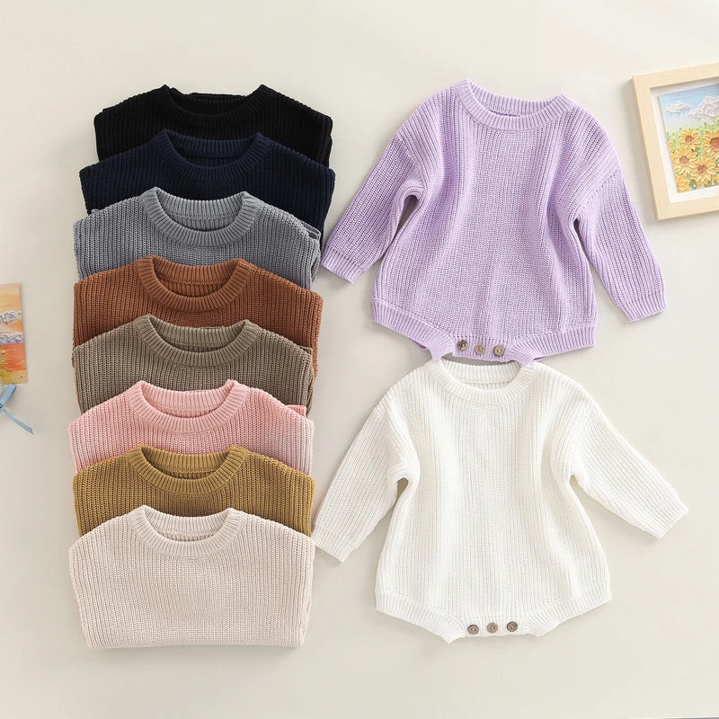 Knit Cotton Baby Romper - Kindle Kids ABC - view 6