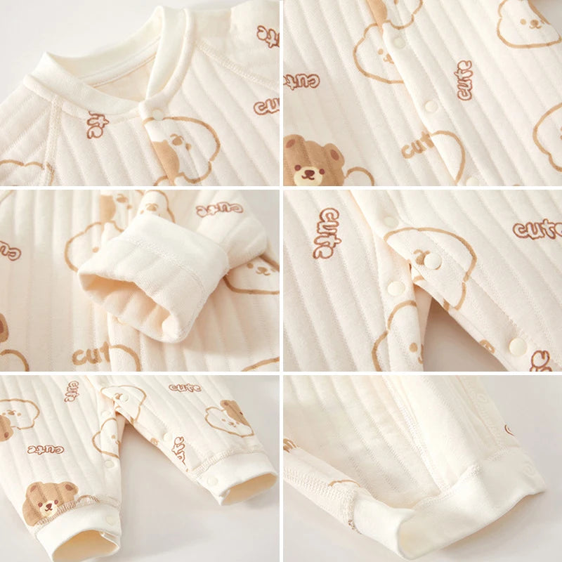 Cute Bear Cotton Romper - Kindle Kids ABC - view 4