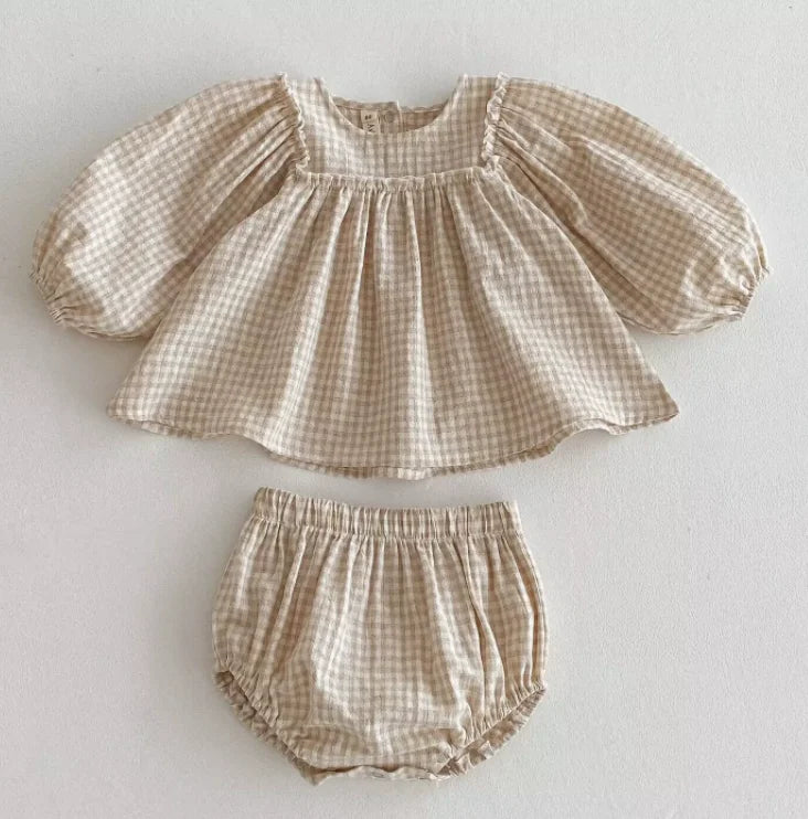 Vintage Lace Cotton Baby Set - Kindle Kids ABC - view 5