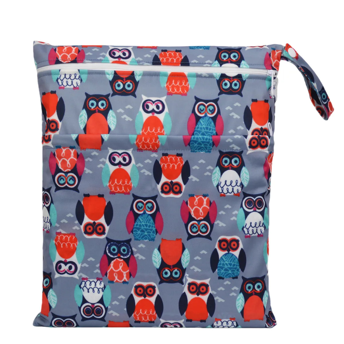 Wet/Dry Diaper Bag - Two-Zip Waterproof Reusable Pouch - photo 10
