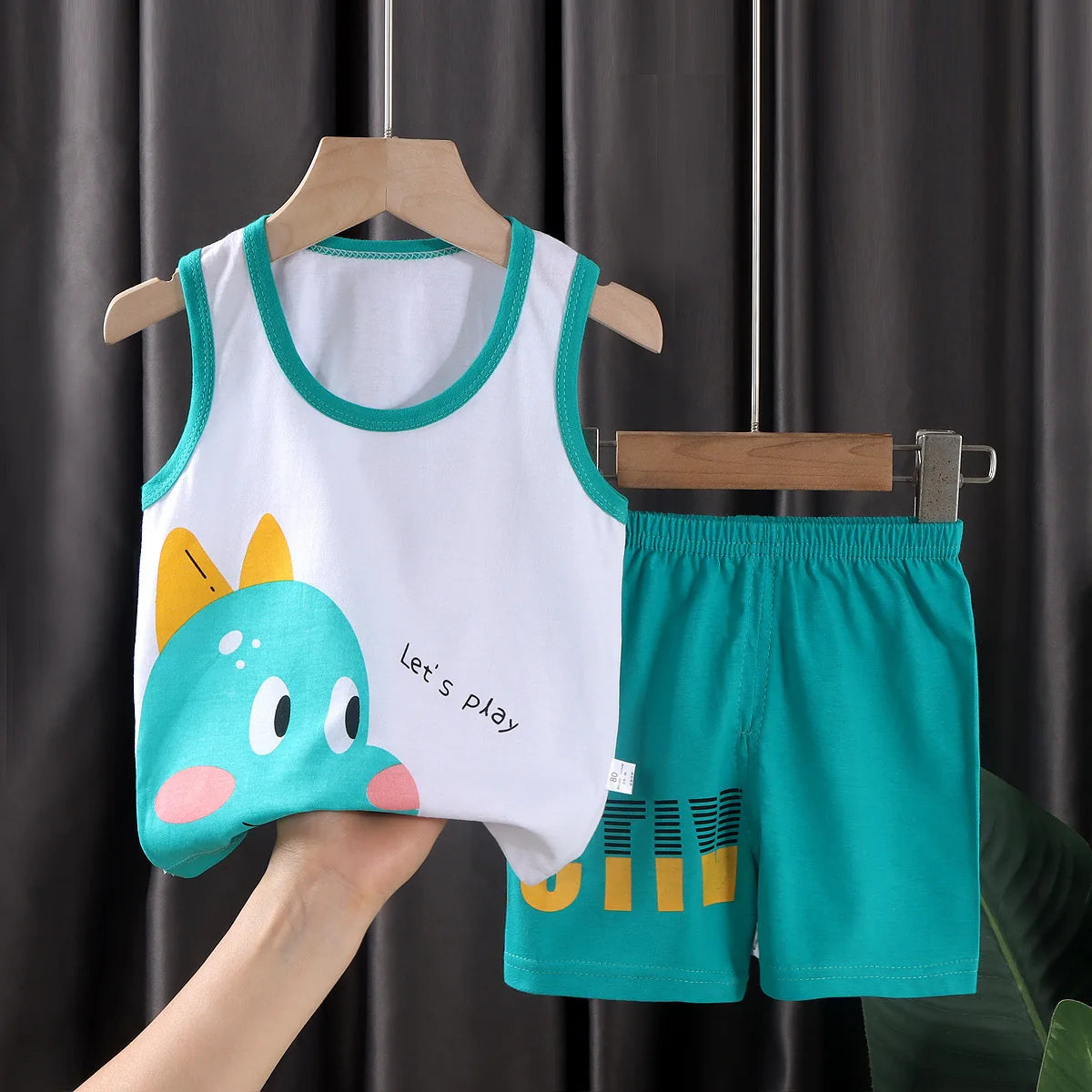 Cotton Baby Vest & Shorts Set - Kindle Kids ABC - view 10