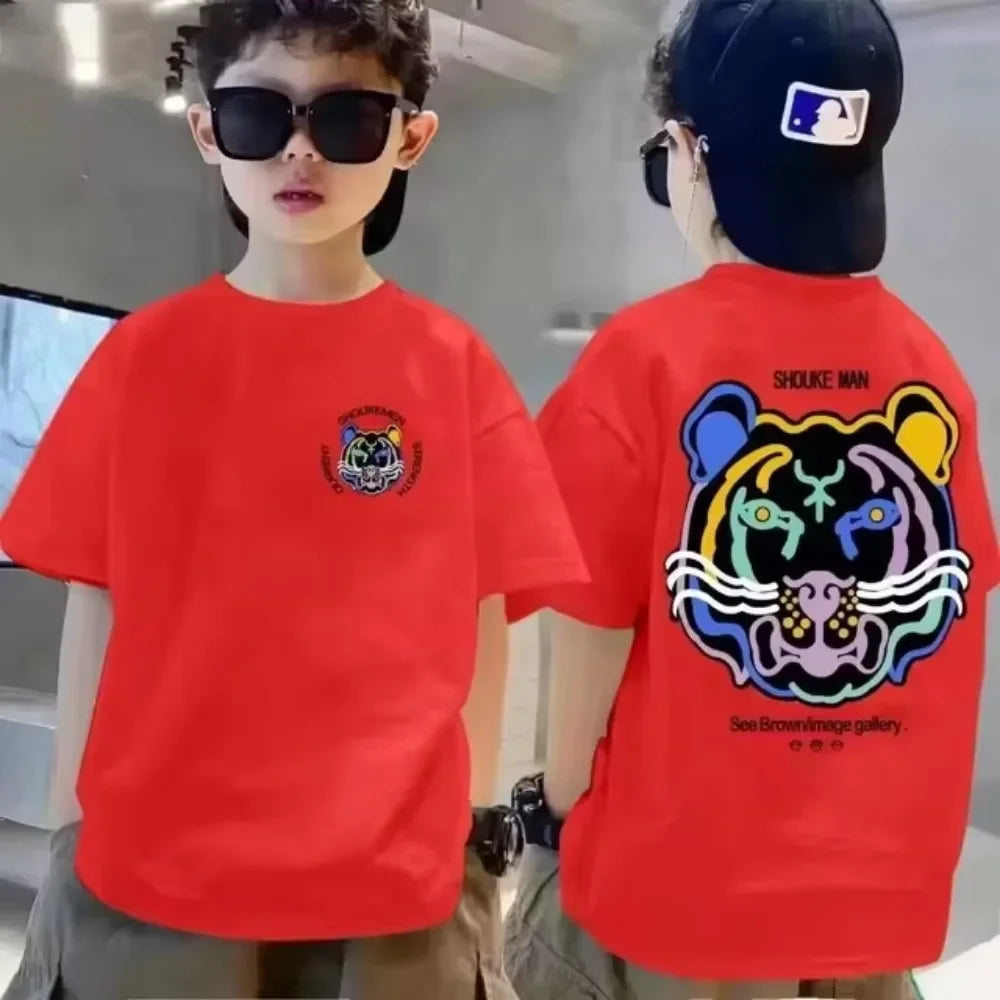 Kids Cotton Graffiti Print T-Shirt - photo 20