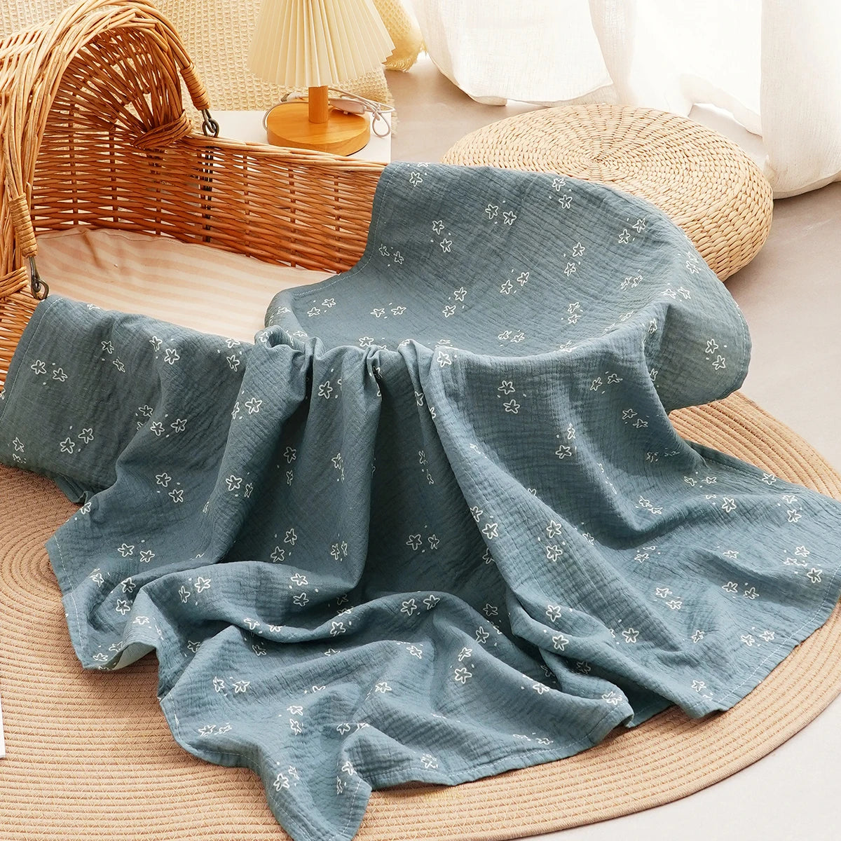 100% Cotton Muslin Baby Swaddle Wrap - Kindle Kids ABC - view 11