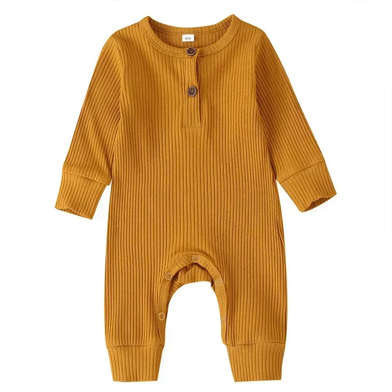 Ribbed Cotton Baby Romper - Kindle Kids ABC - view 10