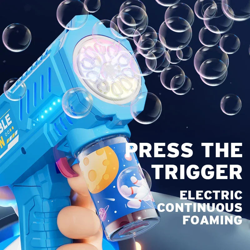 Rocket Bubble Gun – Automatic Bubble Blower Machine for Kids | Outdoor Play - photo 6