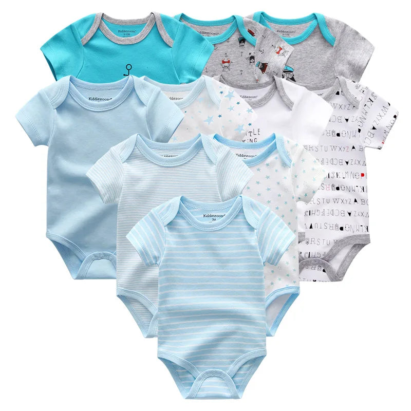 Baby 10-Pack Cotton Bodysuits - Kindle Kids ABC - view 20