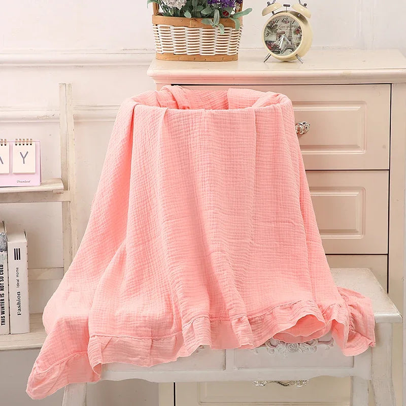 Organic Cotton Muslin Swaddle Blanket - Kindle Kids ABC - view 7