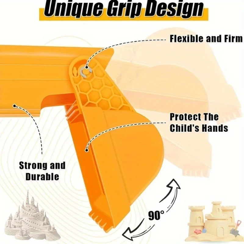Kids Sand & Snow Shovel - Heavy-Duty Digging Tool - photo 3