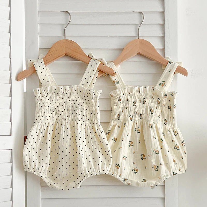 Floral Cotton Baby Romper - Kindle Kids ABC - view 4