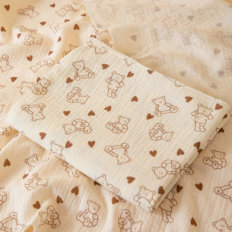 Double-Layer Baby Swaddle Blanket — Soft Breathable Wrap - photo 11