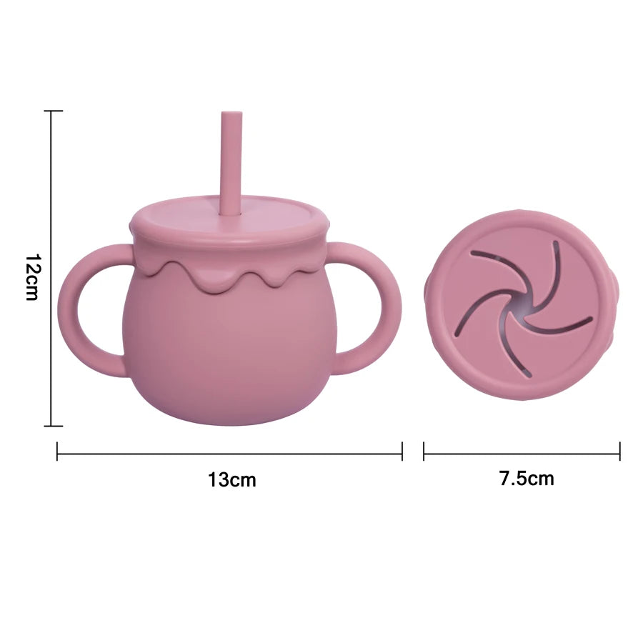 baby sippy and snack feeding cups set - photo 6