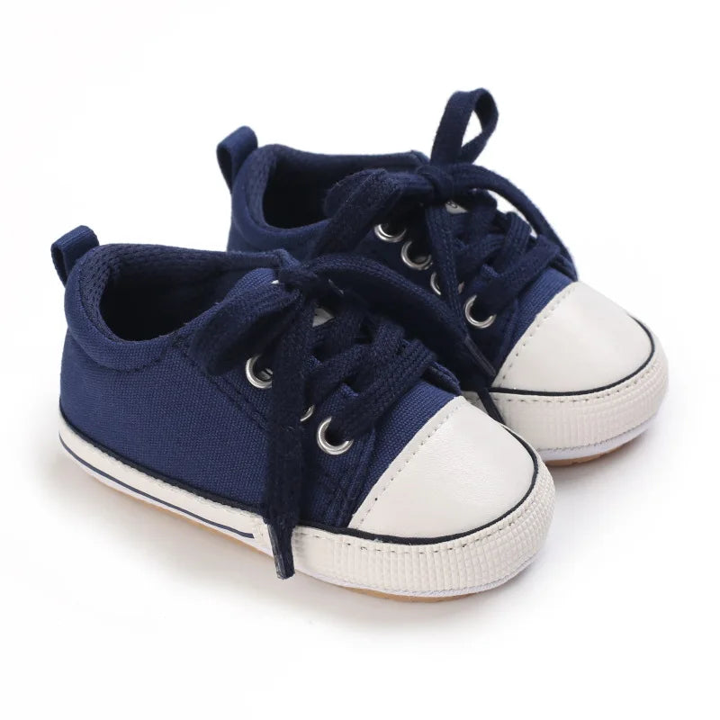 Baby Canvas Sneakers - Non-Slip Soft Sole 0-18M - photo 10