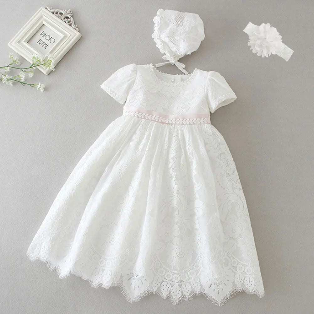 Lace Christening Gown - Kindle Kids ABC - view 7