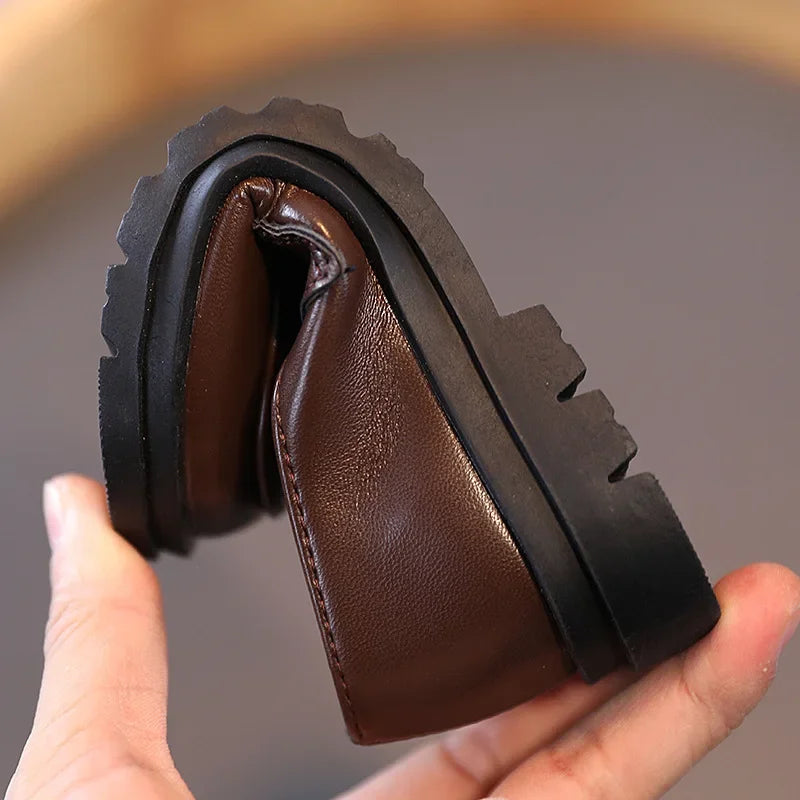 Boys Leather Loafers — Slip-On Dress Shoes for School & Wedding - photo 2