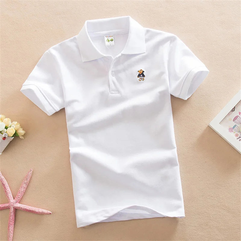 Boys Short Sleeve Polo T-Shirt 2-9Y - photo 11