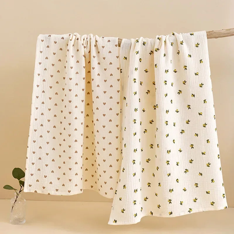 2-Layer Cotton Muslin Baby Swaddle Blanket - Kindle Kids ABC - view 2