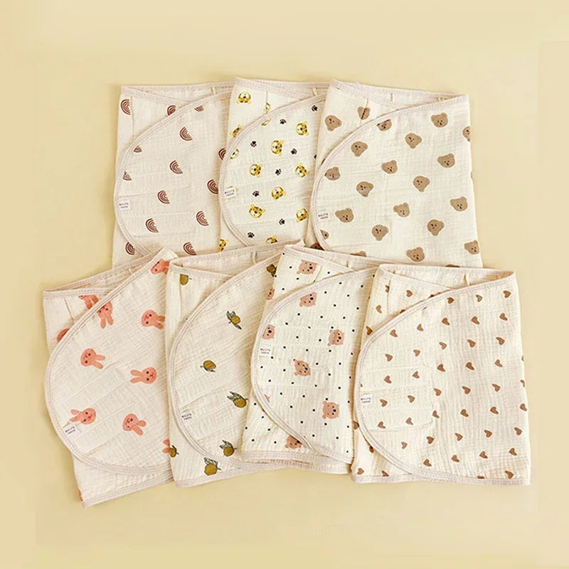 Anti-startle muslin cotton swaddle wrap for newborn baby sleep