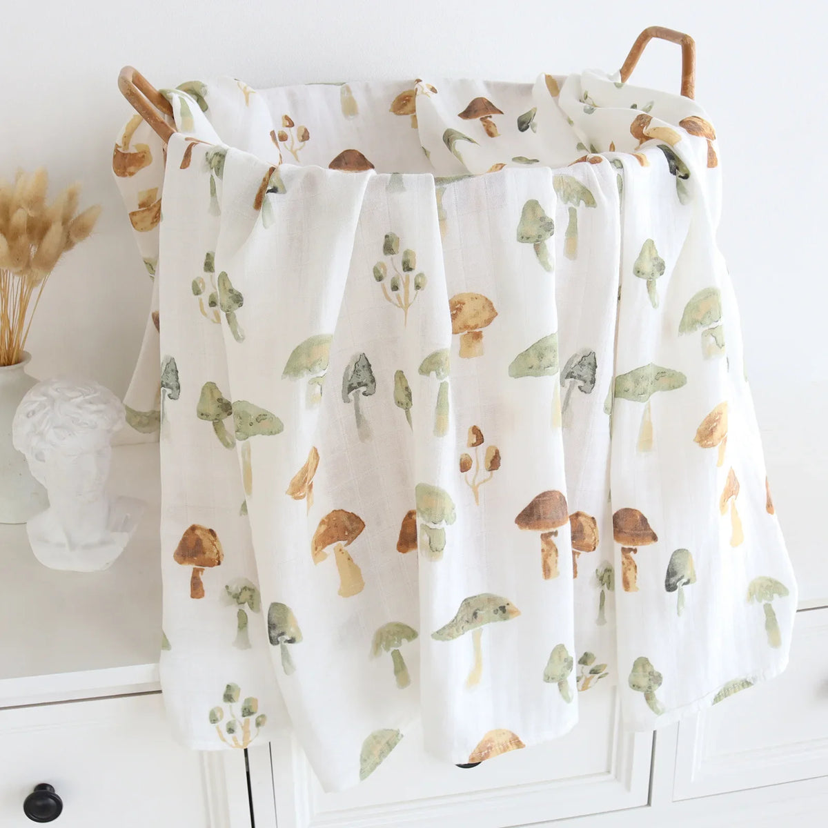 Soft Bamboo Cotton Muslin Baby Blanket - Kindle Kids ABC - view 14