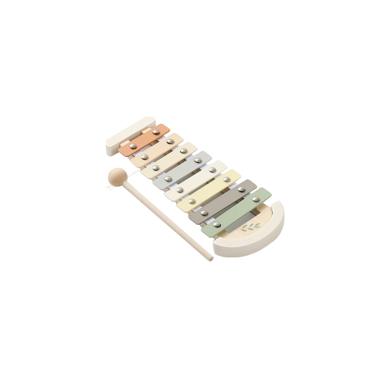 Wooden music set xylophone drum maracas for kids - photo 12