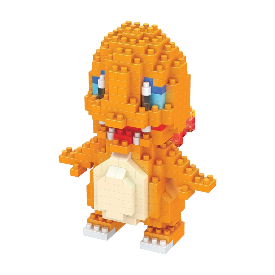 Collectible mini cartoon brick figures kids buildable characters set