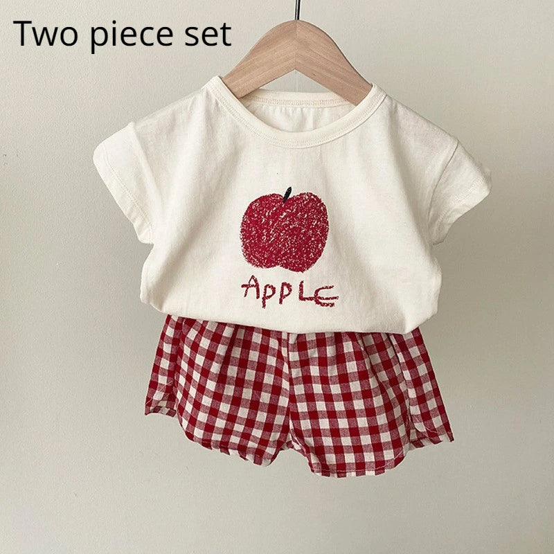 Baby sleeveless cotton summer pyjama set