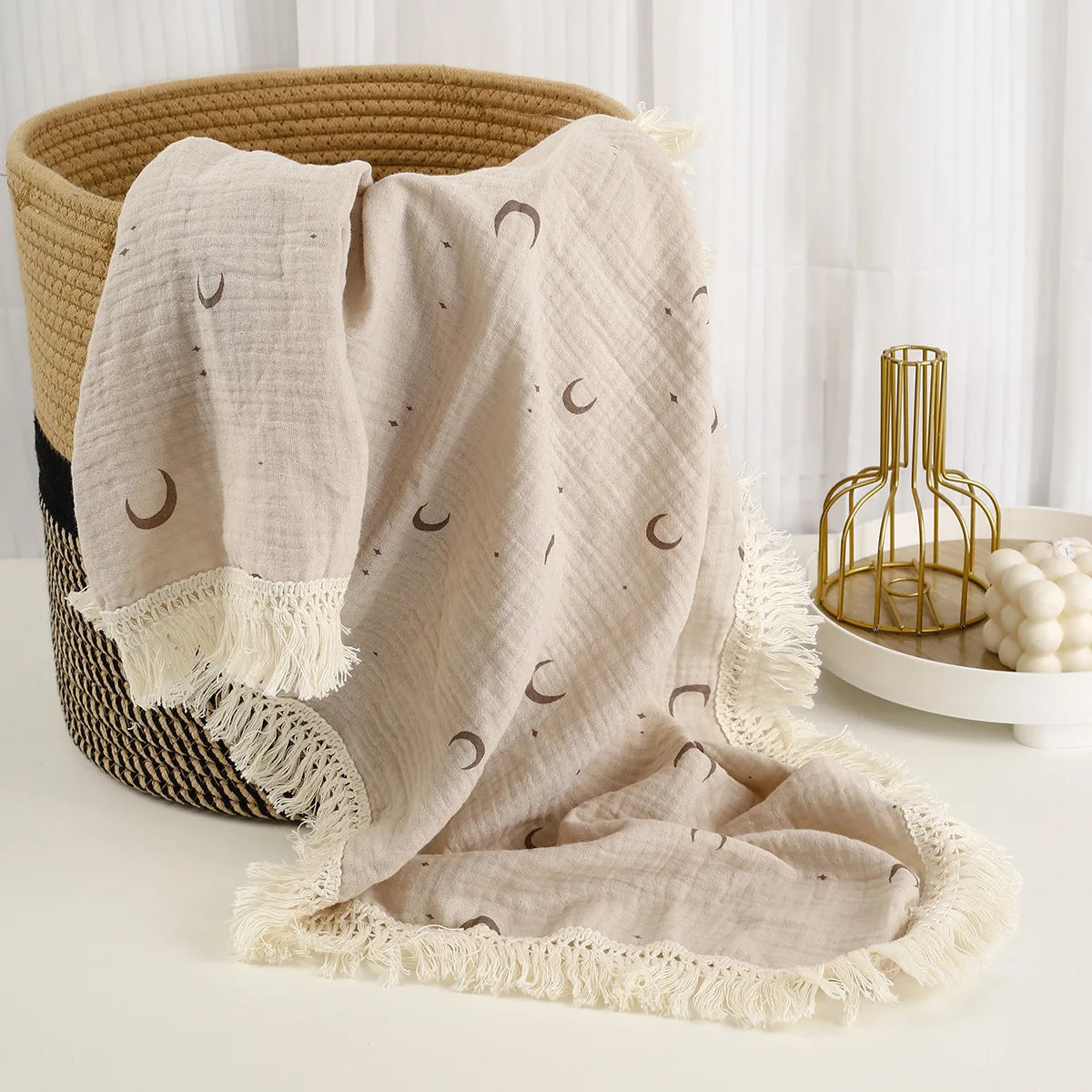 Cotton Muslin Baby Swaddle Blanket - Kindle Kids ABC - view 20