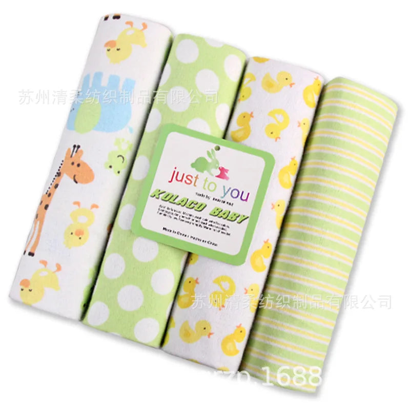 Cotton Muslin & Flannel Baby Swaddle - Kindle Kids ABC - view 7