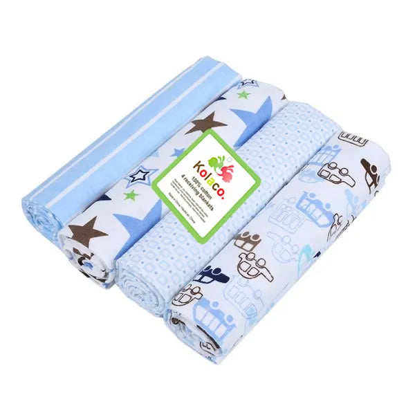 Cotton Muslin & Flannel Baby Swaddle - Kindle Kids ABC - view 20