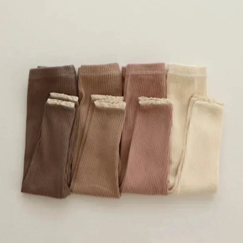 Patchwork Cotton Baby Leggings - Kindle Kids ABC - view 2
