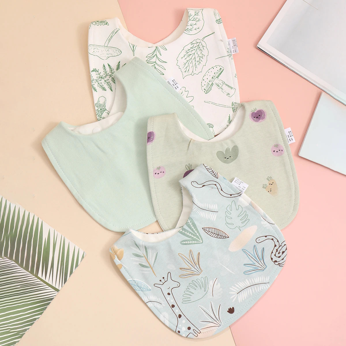 Cotton Adjustable Baby Bib - Kindle Kids ABC - view 21