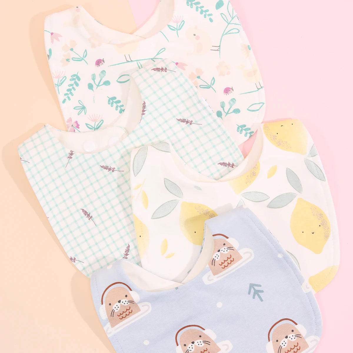 Cotton Adjustable Baby Bib - Kindle Kids ABC - view 17