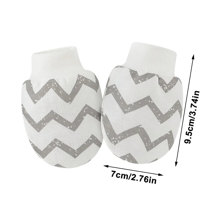 Cotton Newborn Anti-Scratch Mittens - Kindle Kids ABC - view 3