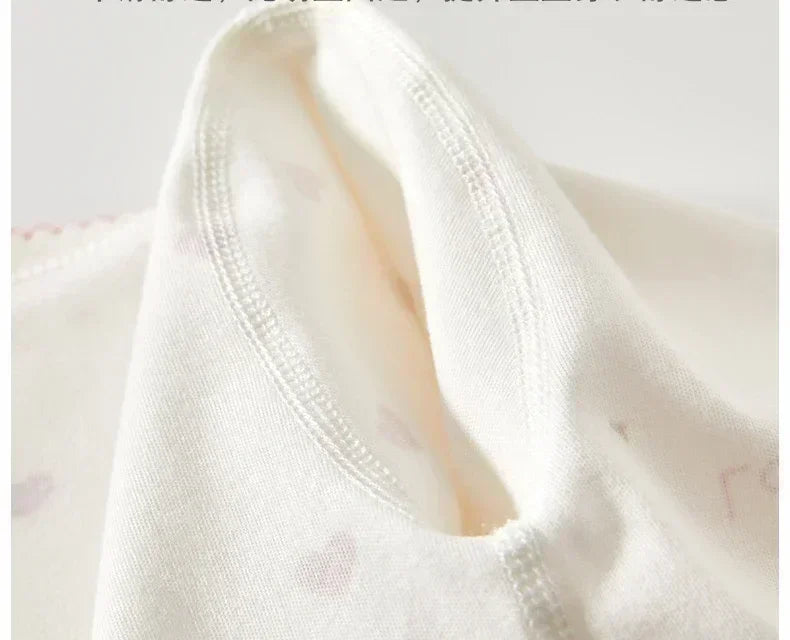 Heart Print Cotton Baby Romper - Kindle Kids ABC - view 3