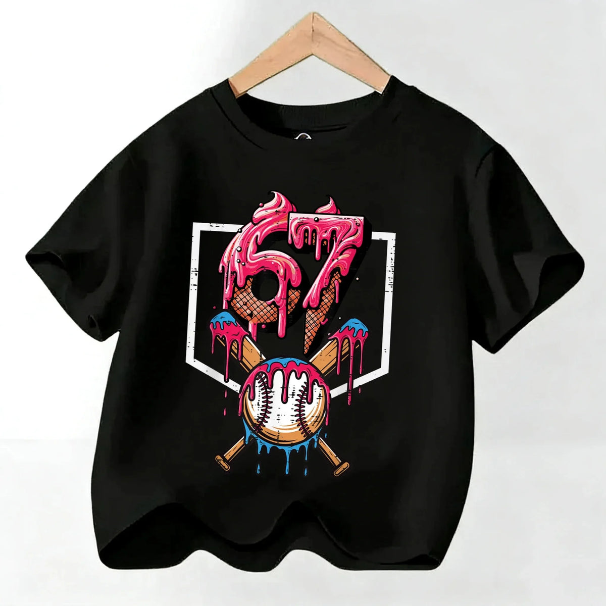 Kids Cotton 6-7 Graphic Print T-Shirt - photo 6