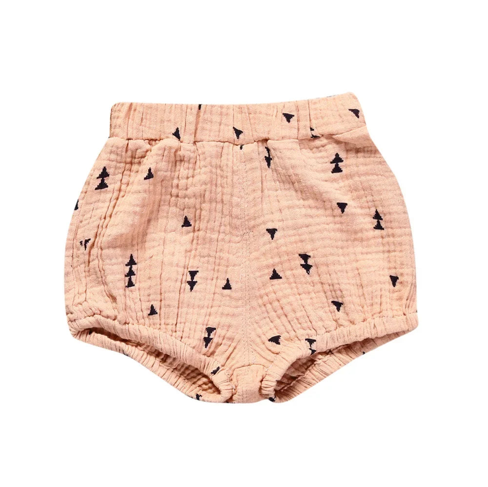 Baby Cotton-Linen PP Shorts Loose Comfy Summer - photo 19