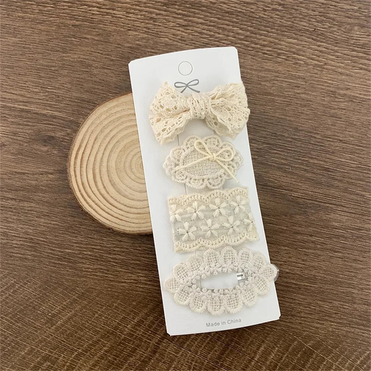Flower Embroidery Baby Hairpins - Kindle Kids ABC - view 9
