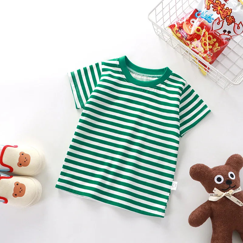 100% Cotton Striped Baby T-Shirt - Kindle Kids ABC - view 5