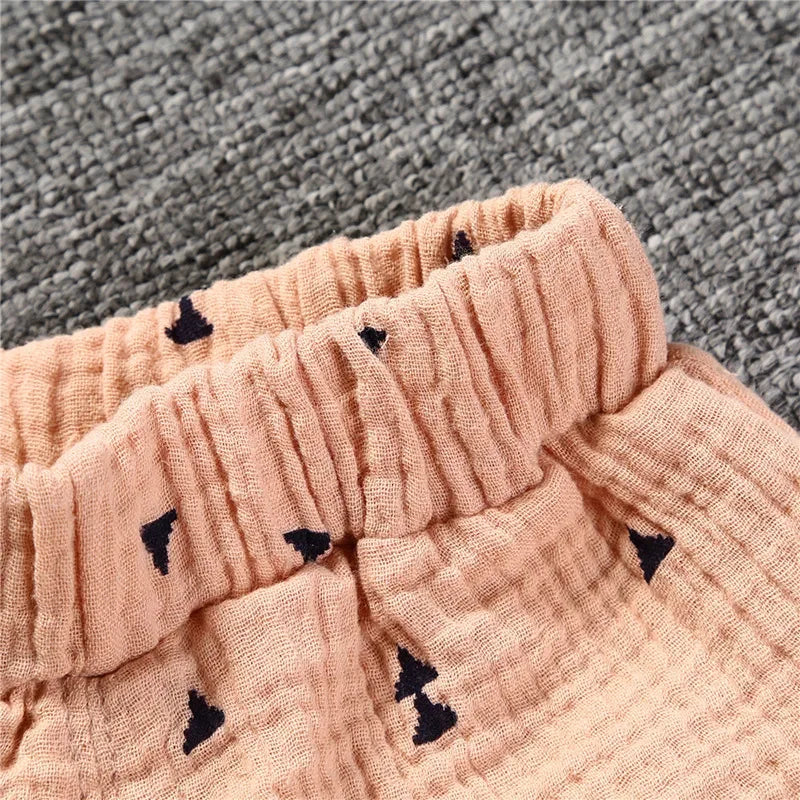 Baby Cotton-Linen PP Shorts Loose Comfy Summer - photo 4