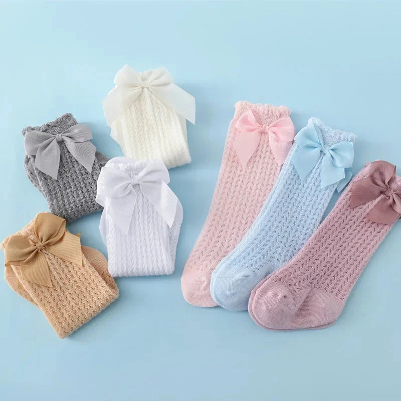 Cotton Baby Socks with Bows - Kindle Kids ABC - view 2