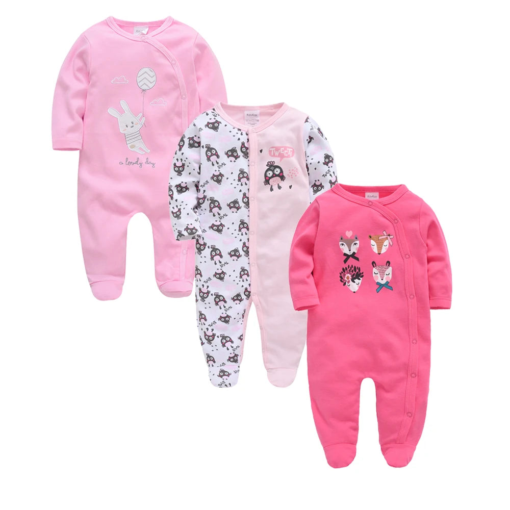 Cotton Baby Romper 3-Pack - Kindle Kids ABC - view 7
