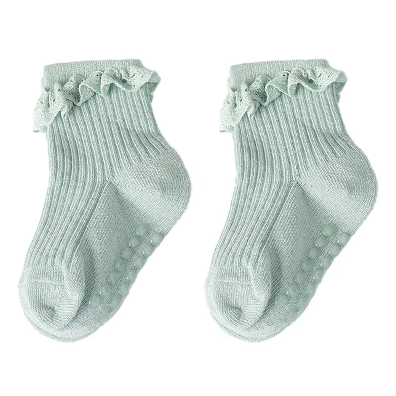 Cotton Lace Toddler Girl Socks - Kindle Kids ABC - view 8