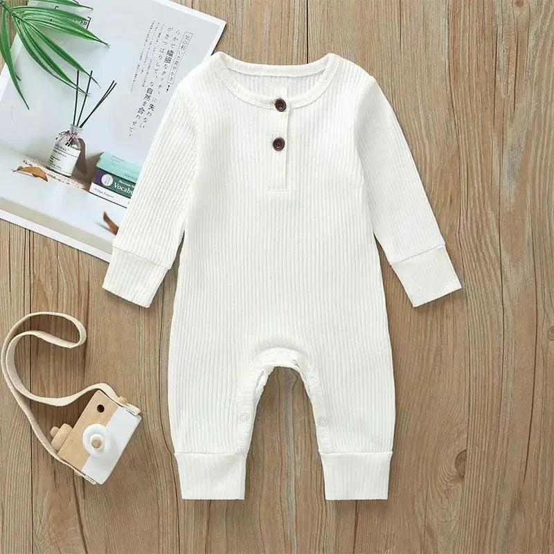 Ribbed Cotton Baby Romper - Kindle Kids ABC - view 7