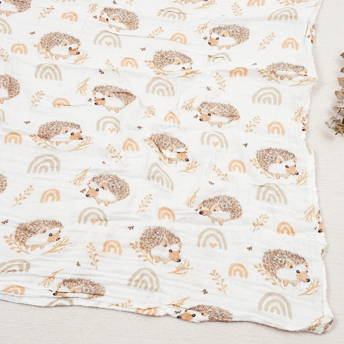 Soft Cotton Muslin Baby Swaddle Blanket - Kindle Kids ABC - view 7