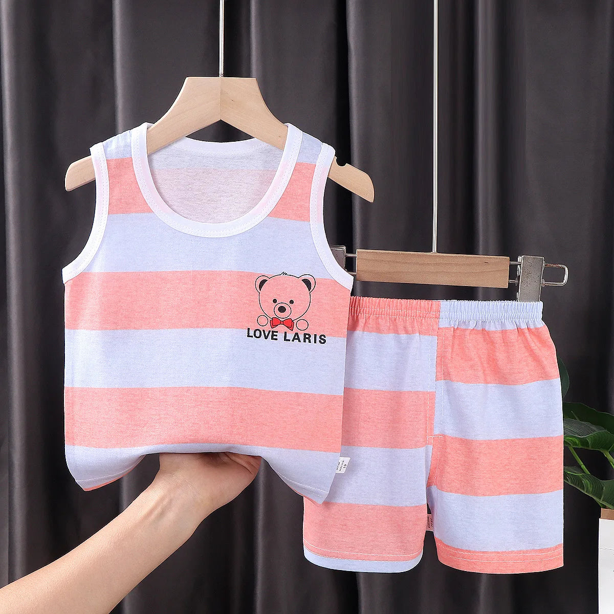 Cotton Baby Vest & Shorts Set - Kindle Kids ABC - view 8