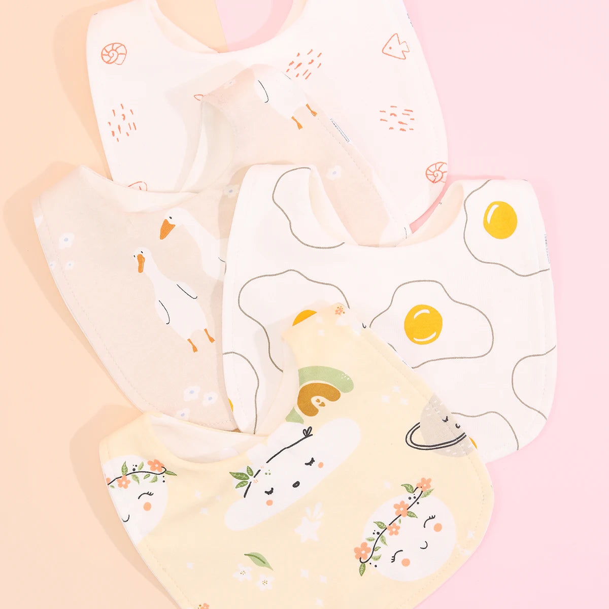 Cotton Adjustable Baby Bib - Kindle Kids ABC - view 11