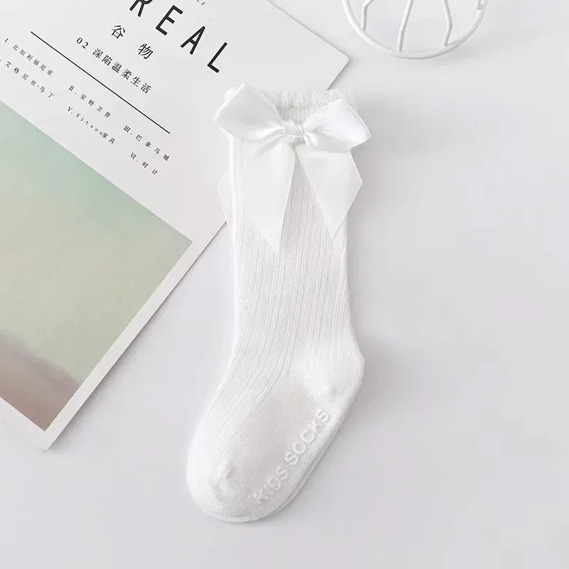 Red Bow Knee-High Baby Socks - Kindle Kids ABC - view 15